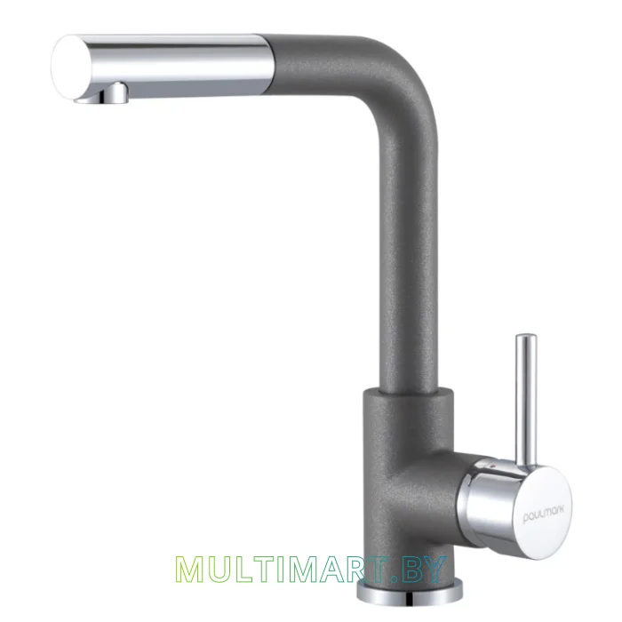 Смеситель Paulmark Kassel Ka214311-402 (серый металлик)